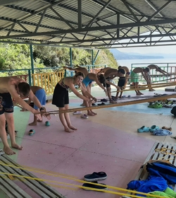 Спортивные сборы у Пловцов ПСШ «Корела»